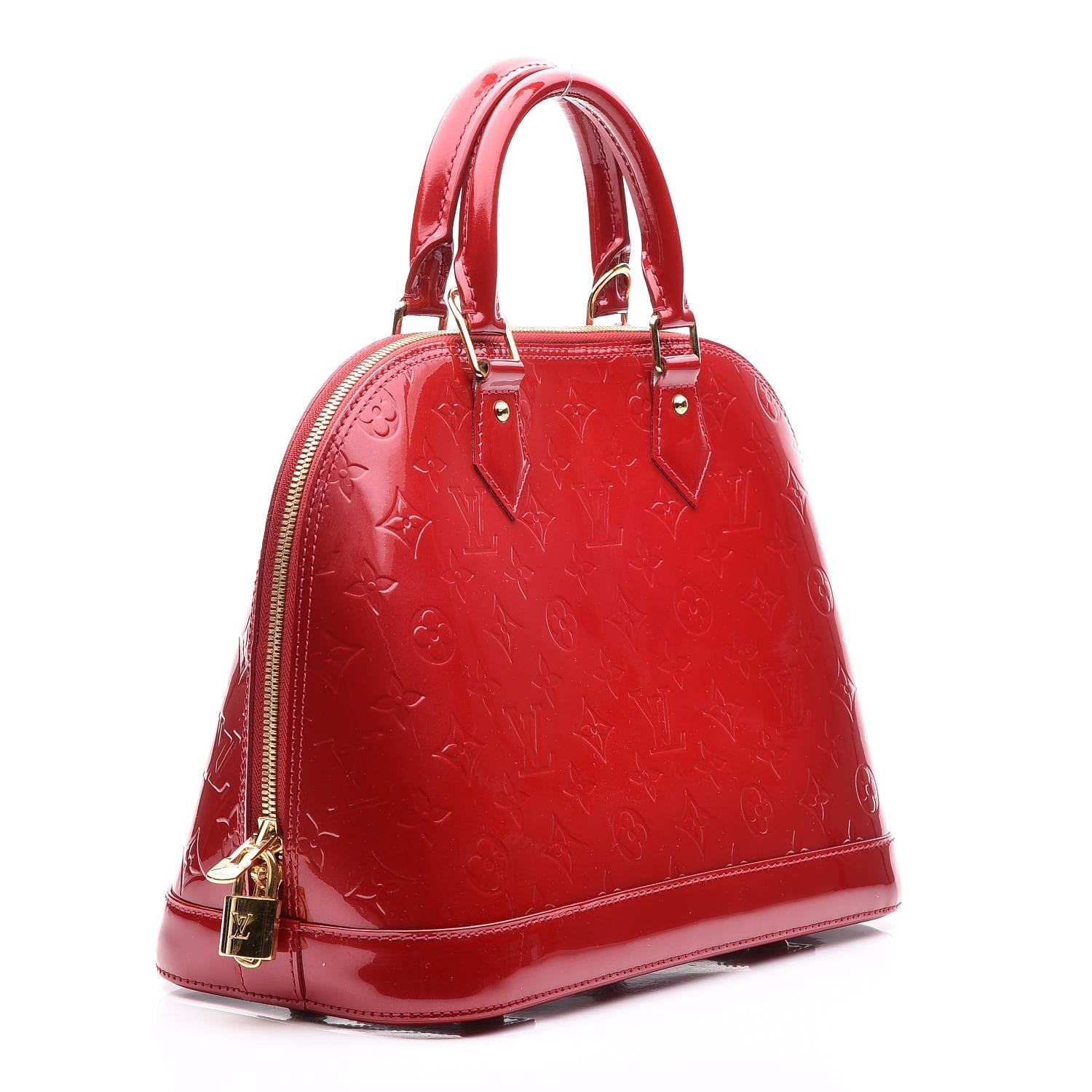 Louis Vuitton Vernis Alma PM Pomme D'Amour 3 of 7