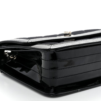 Chanel Jersey Patent Quilted 2.55 Reissue Flap Black 9 of 10