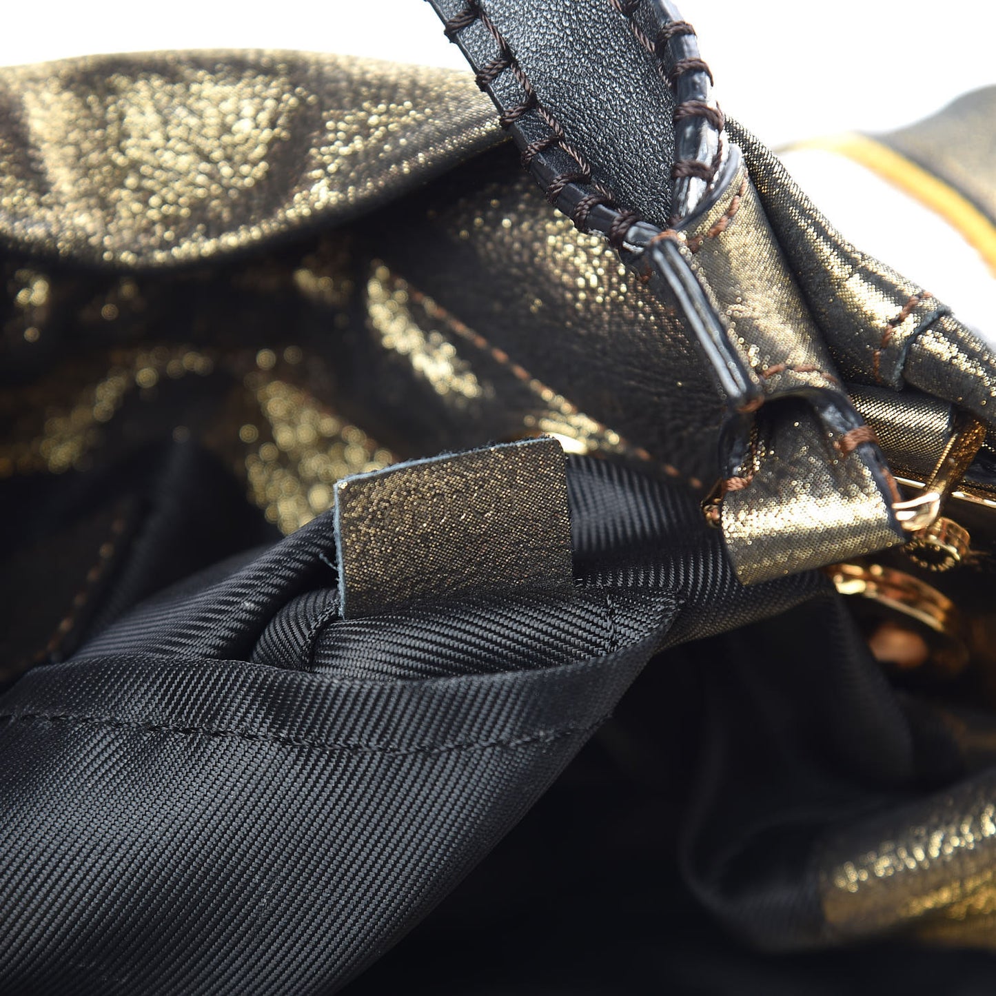 Monogram Lurex Sunbird Gold
