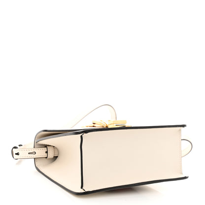 Gucci Calfskin Mini Sylvie Top Handle Bag White 4 of 10