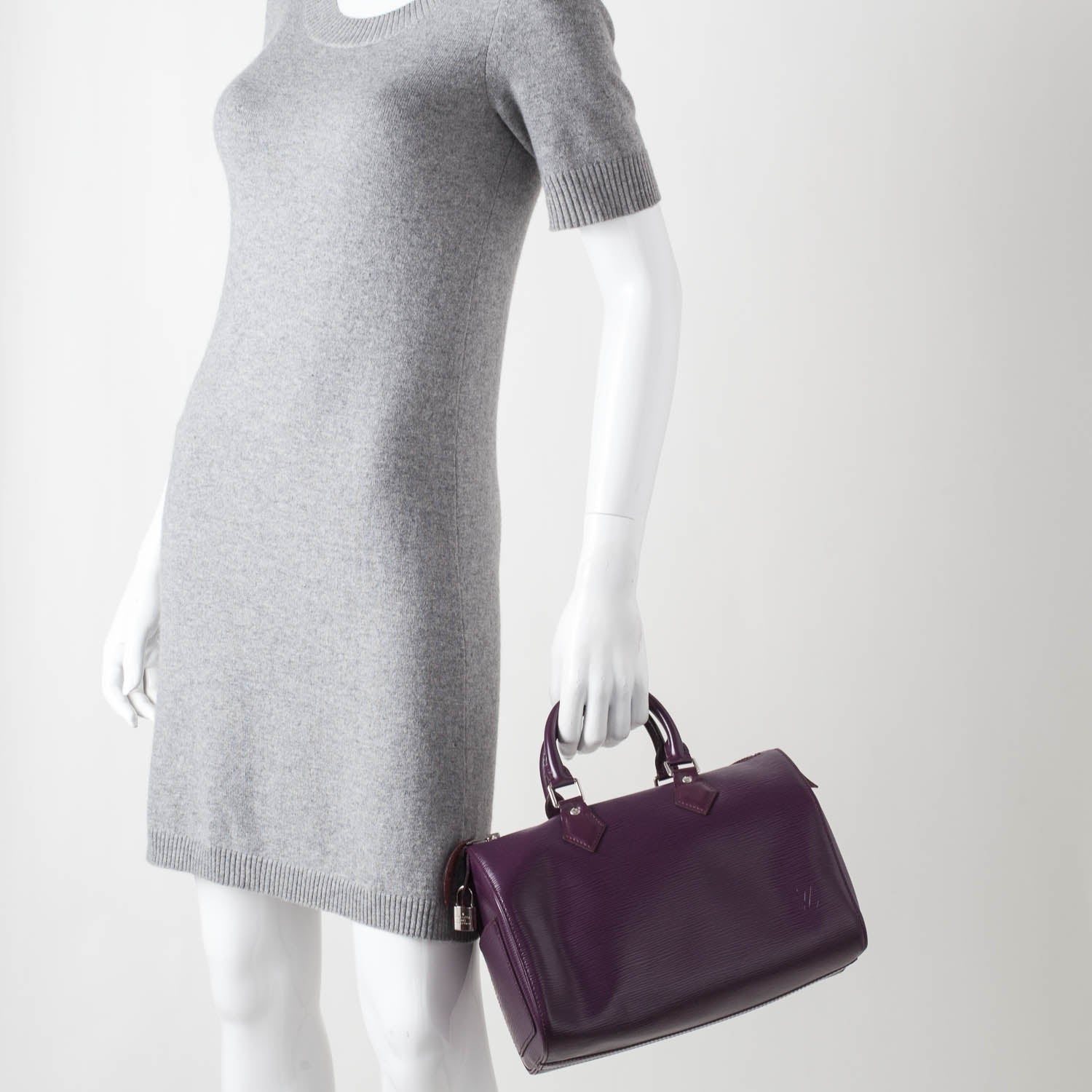 Louis Vuitton Epi Speedy 25 Cassis Purple 2 of 10