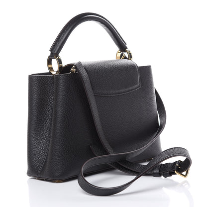 Louis Vuitton Taurillon Capucines BB Black 3 of 8