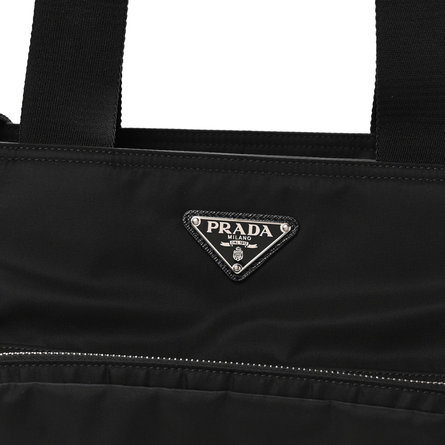 Tessuto Nylon Vela Diaper Bag Black
