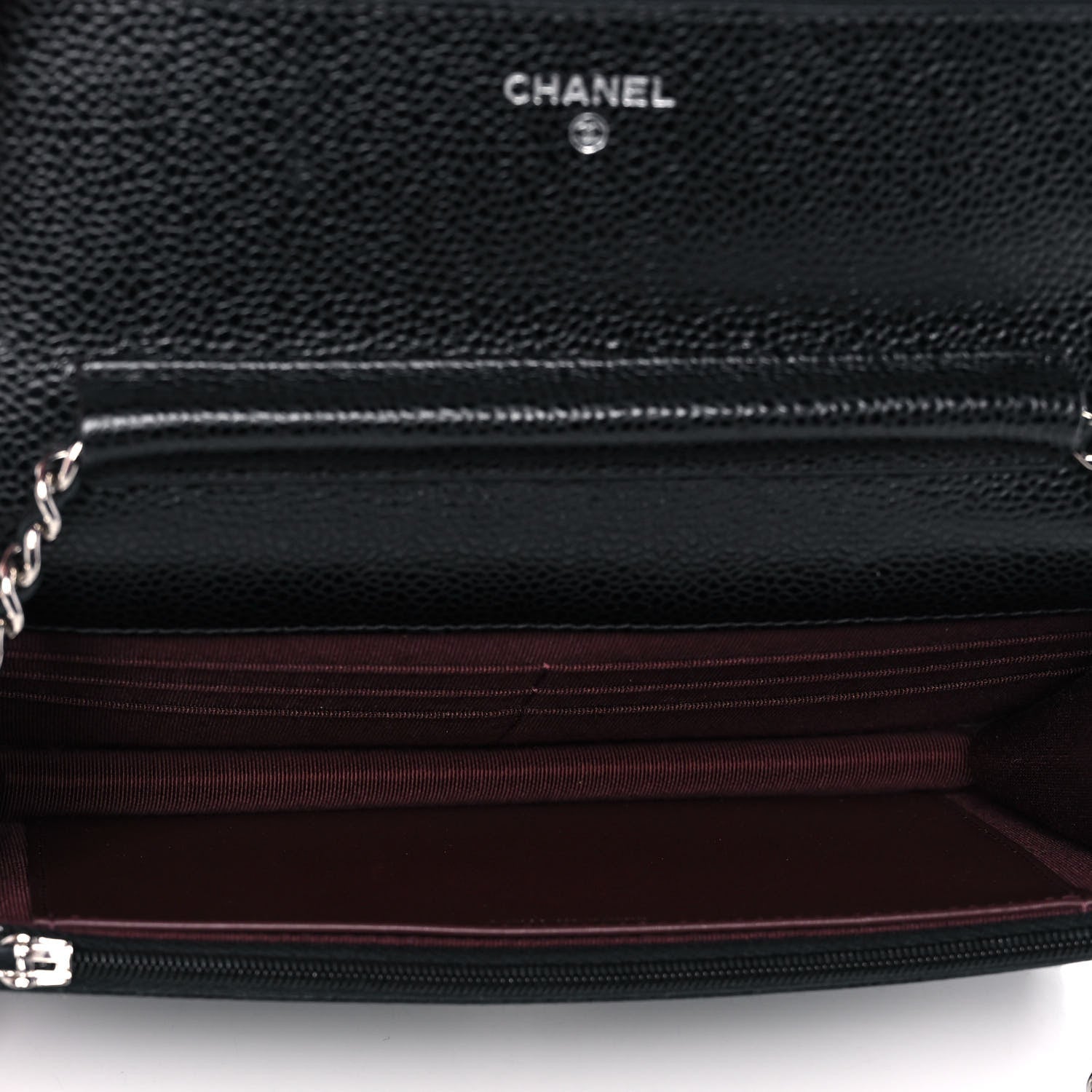 Chanel Caviar Quilted Wallet On Chain WOC Black 5 of 14