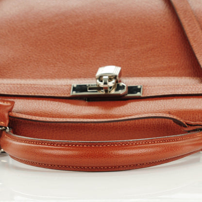 Hermes Buffle Skipper Kelly Retourne 35 Marron Glace 19 of 19