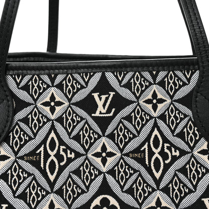 Louis Vuitton Jacquard Since 1854 Neverfull MM Grey 8 of 10