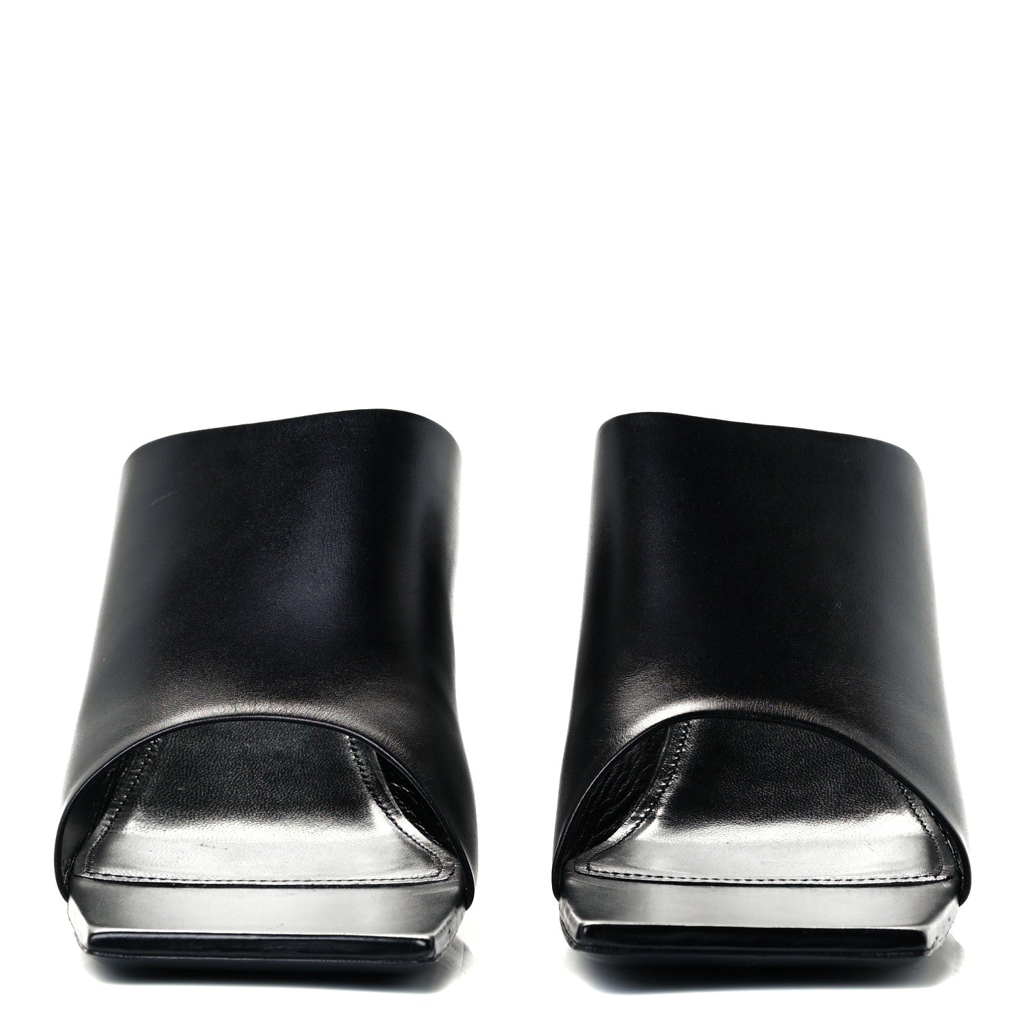 Balenciaga Smooth Calfskin Moon 60mm Sandals 41.5 Black 2 of 10