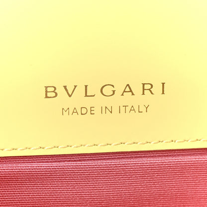 Bulgari Calfskin Serpenti Forever Top Handle Light Yellow 7 of 11