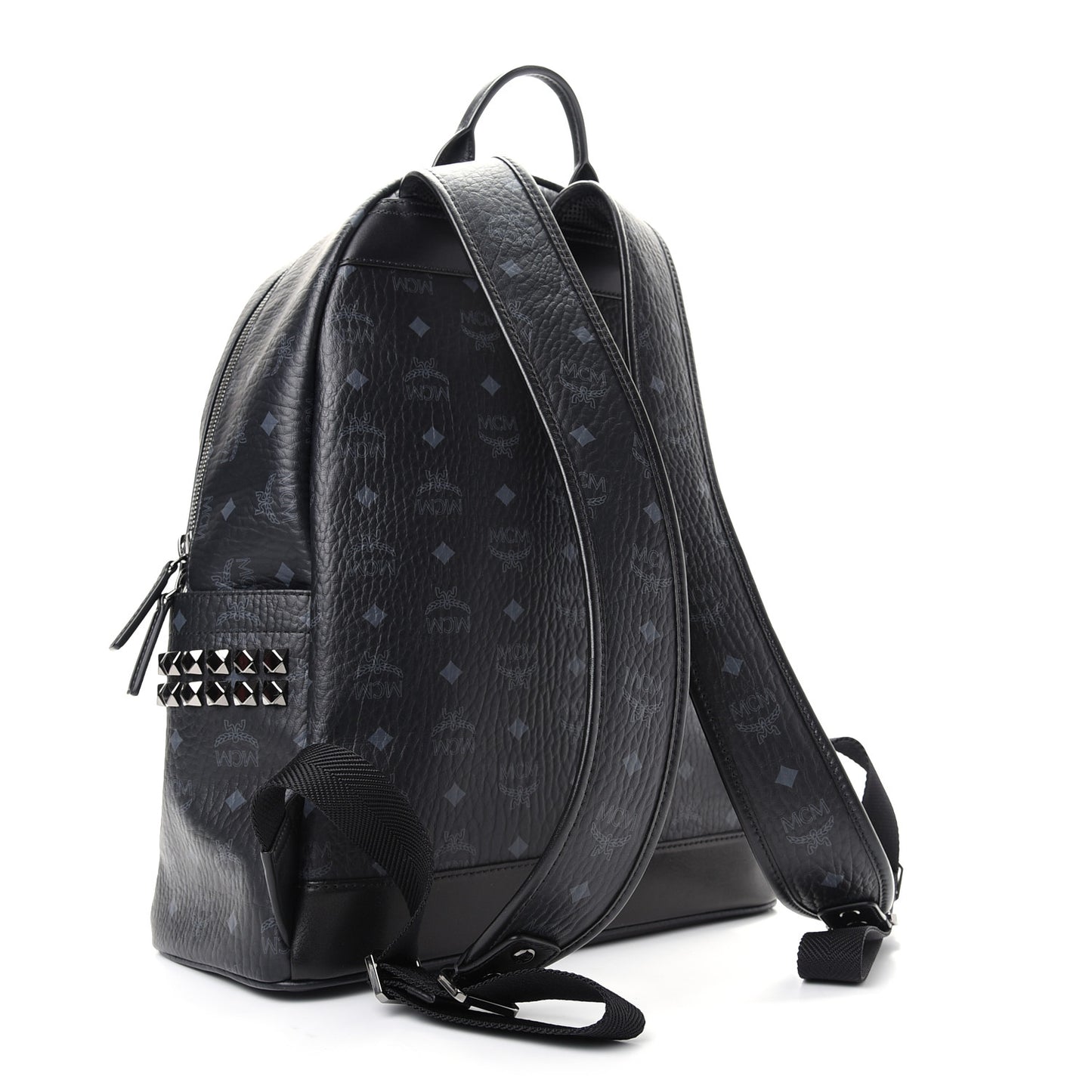 Visetos Medium Side Studs Stark Backpack Black