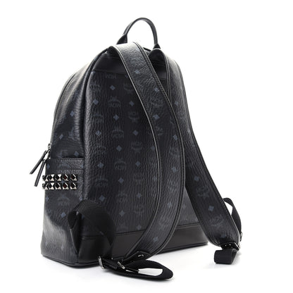 MCM Visetos Medium Side Studs Stark Backpack Black 2 of 8
