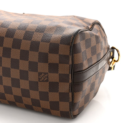 Louis Vuitton Damier Ebene Speedy Bandouliere 25 10 of 10