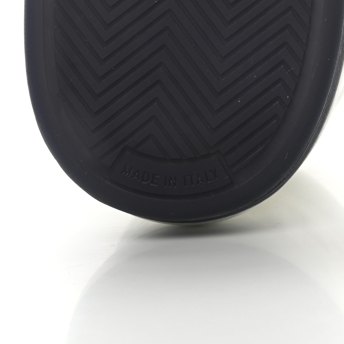 Grained Calfskin Fabric Womens Logo Sneakers 38.5 White Black