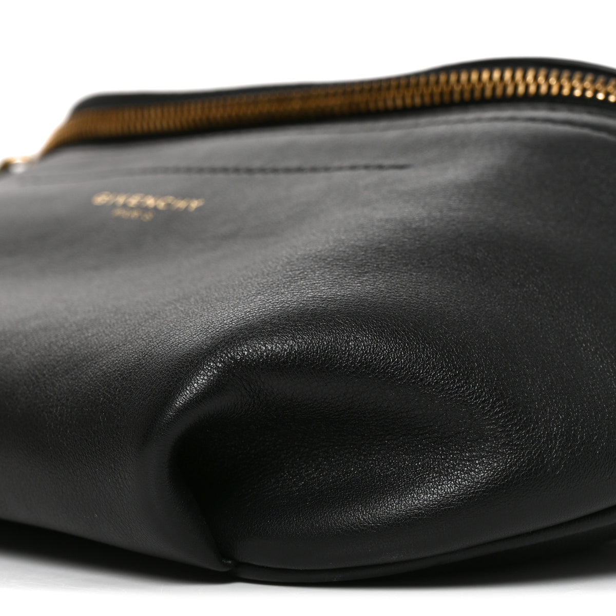 Calfskin Whip Belt Bag Black