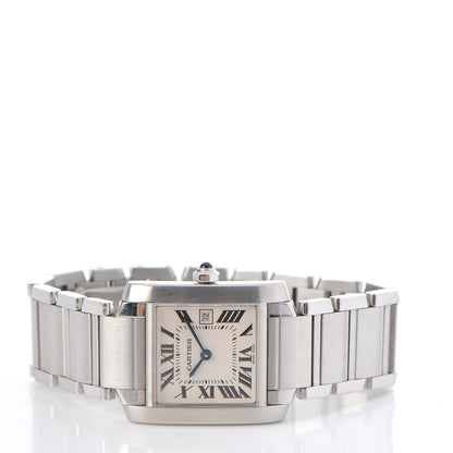 Cartier Stainless Steel 25mm Tank Francaise Quartz Watch 3 of 7