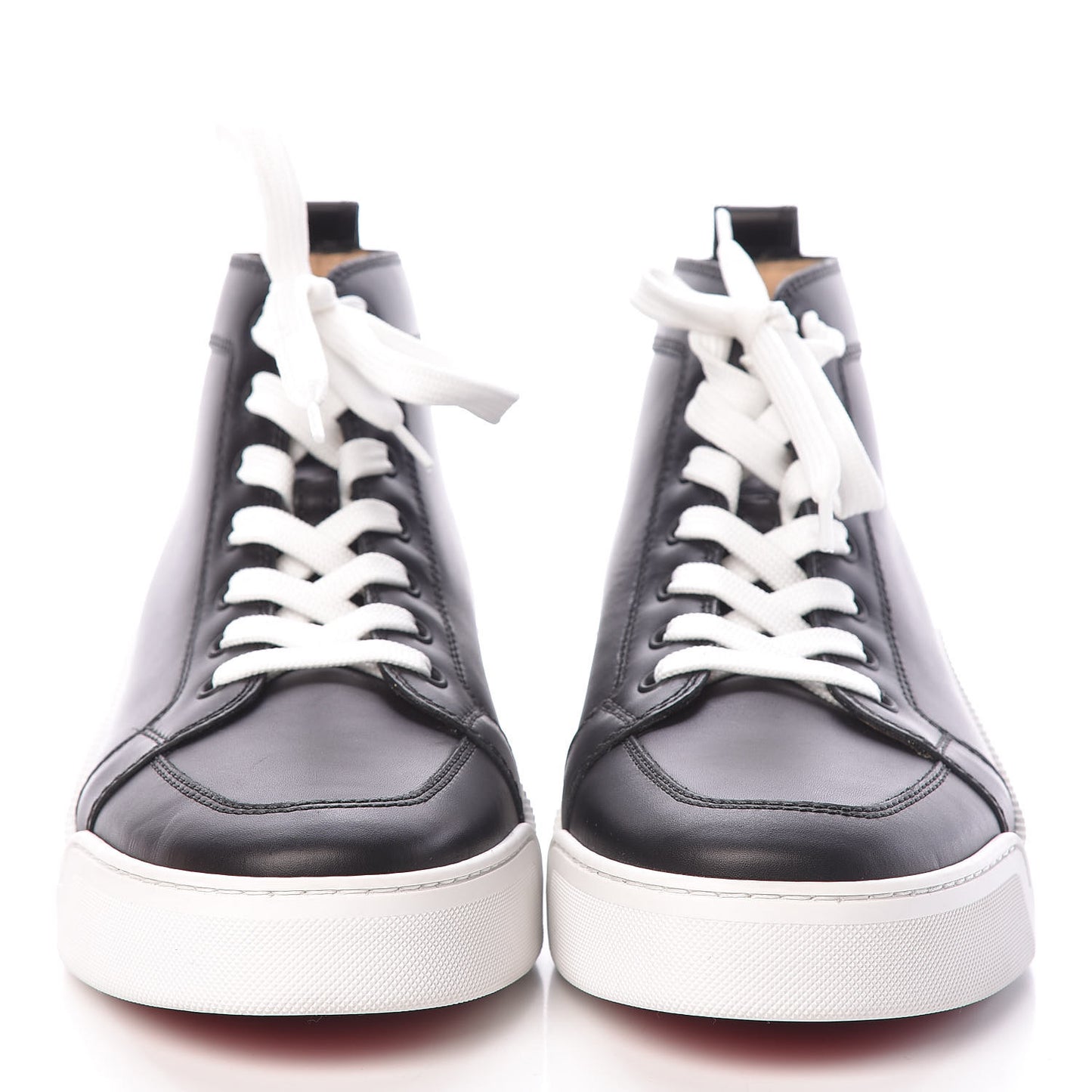 Calfskin Mens Rankick Flat Sneakers 41.5 Black