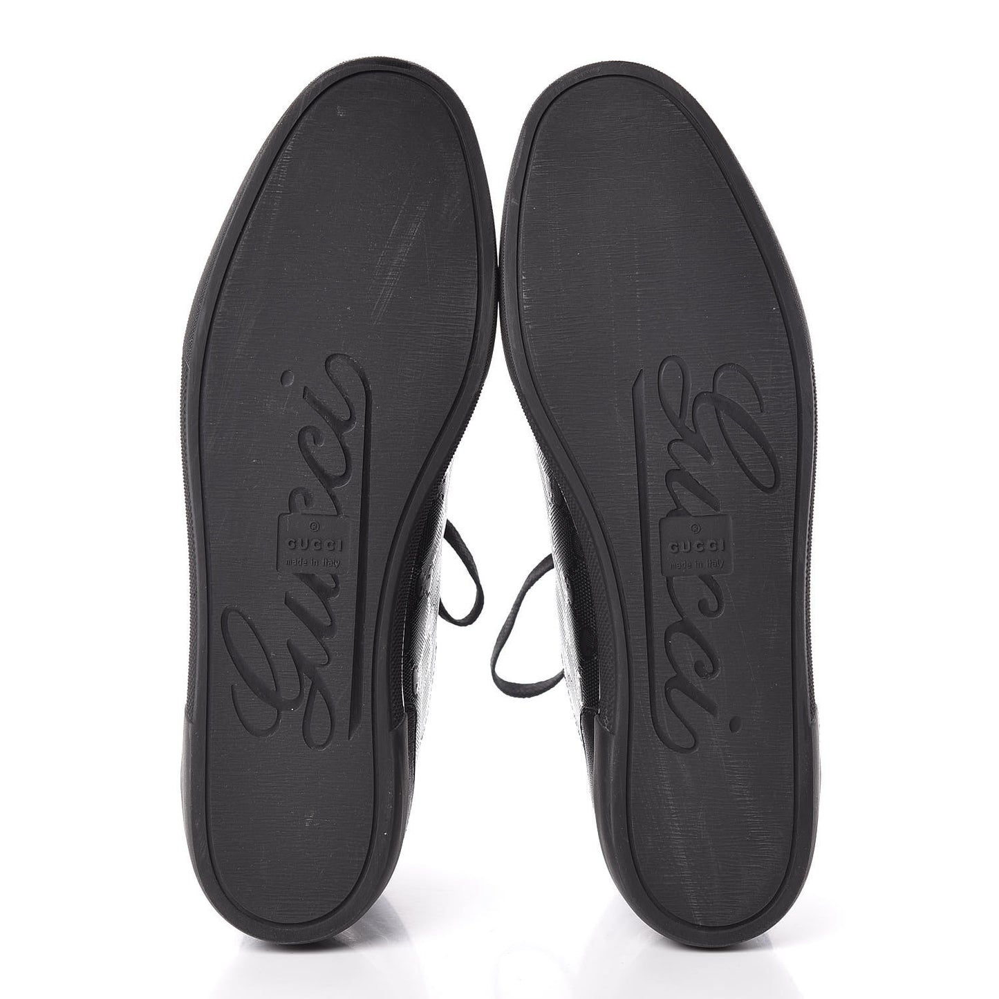 Imprime Monogram Womens High Top Sneakers 39 Black