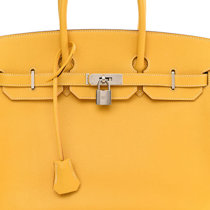 Hermes Epsom Verso Birkin 35 Curry Etoupe 8 of 13