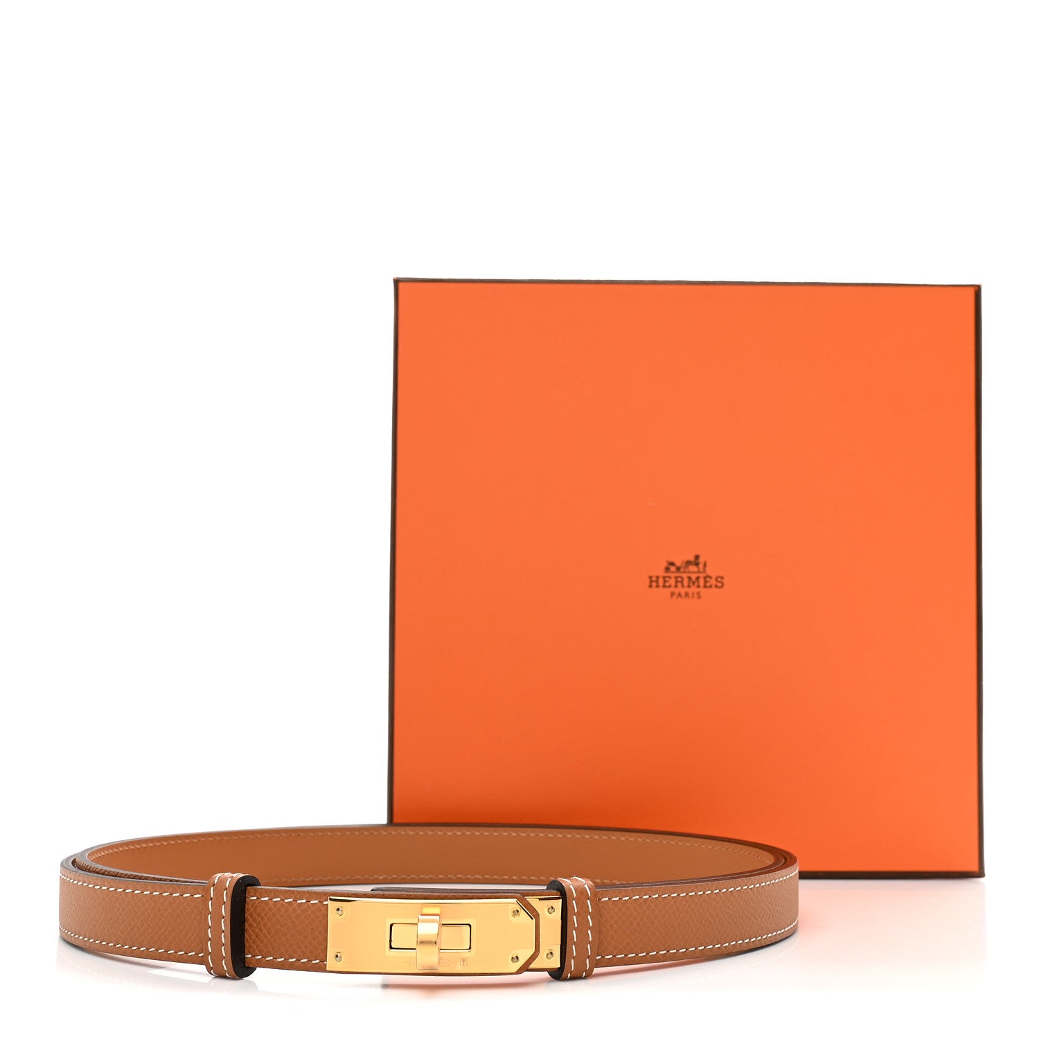 Hermes Epsom Kelly Belt Gold 4 of 4