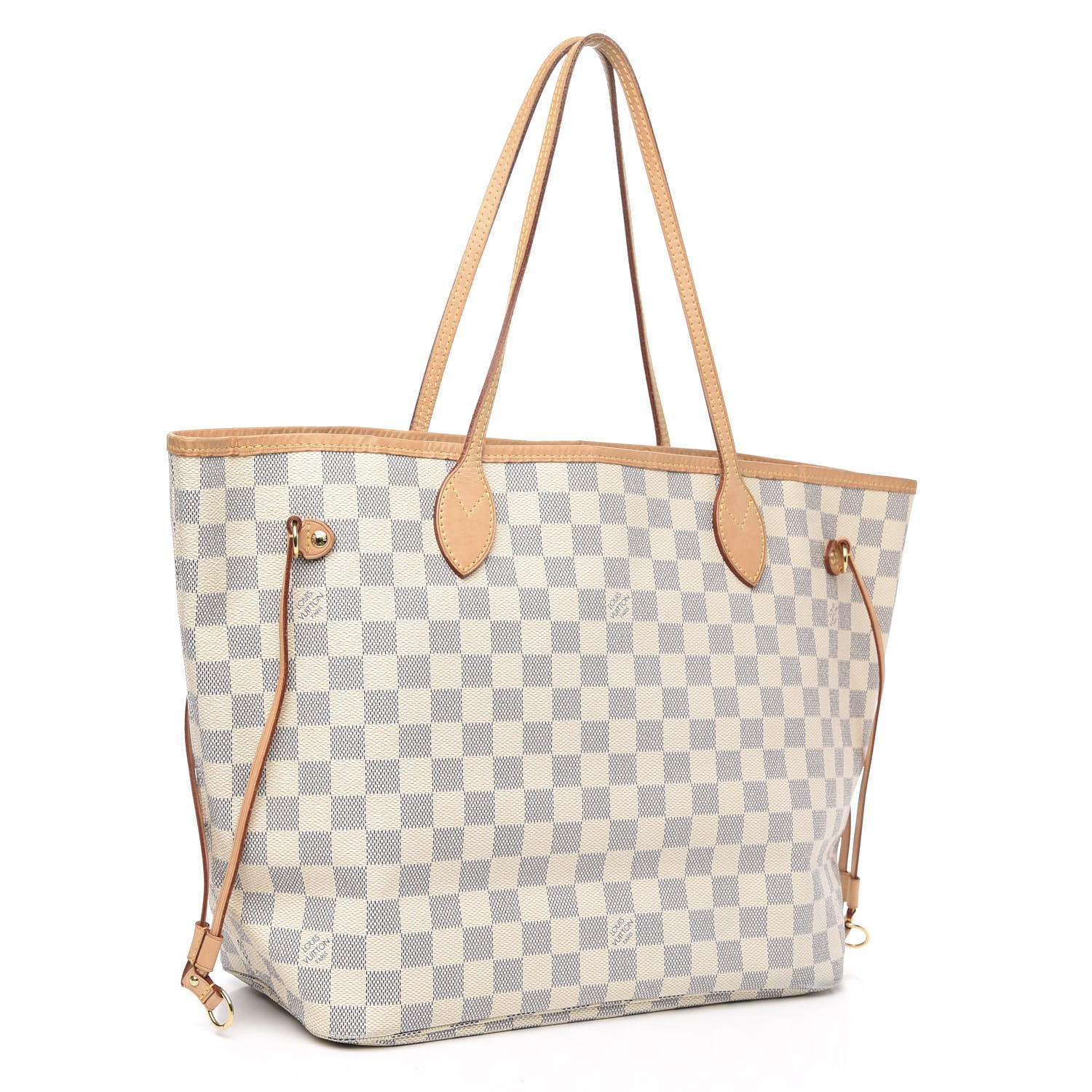 Louis Vuitton Damier Azur Neverfull MM 3 of 13