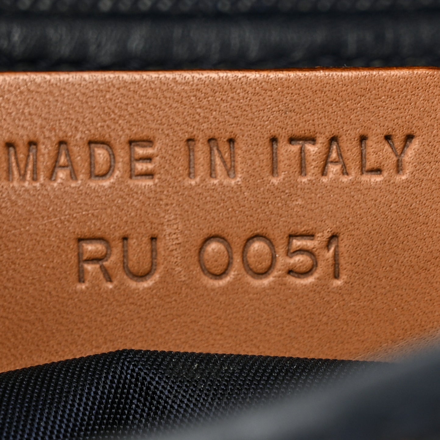 Denim Calfskin Saddle Bag Blue