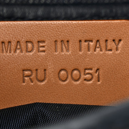 Christian Dior Denim Calfskin Saddle Bag Blue 7 of 13