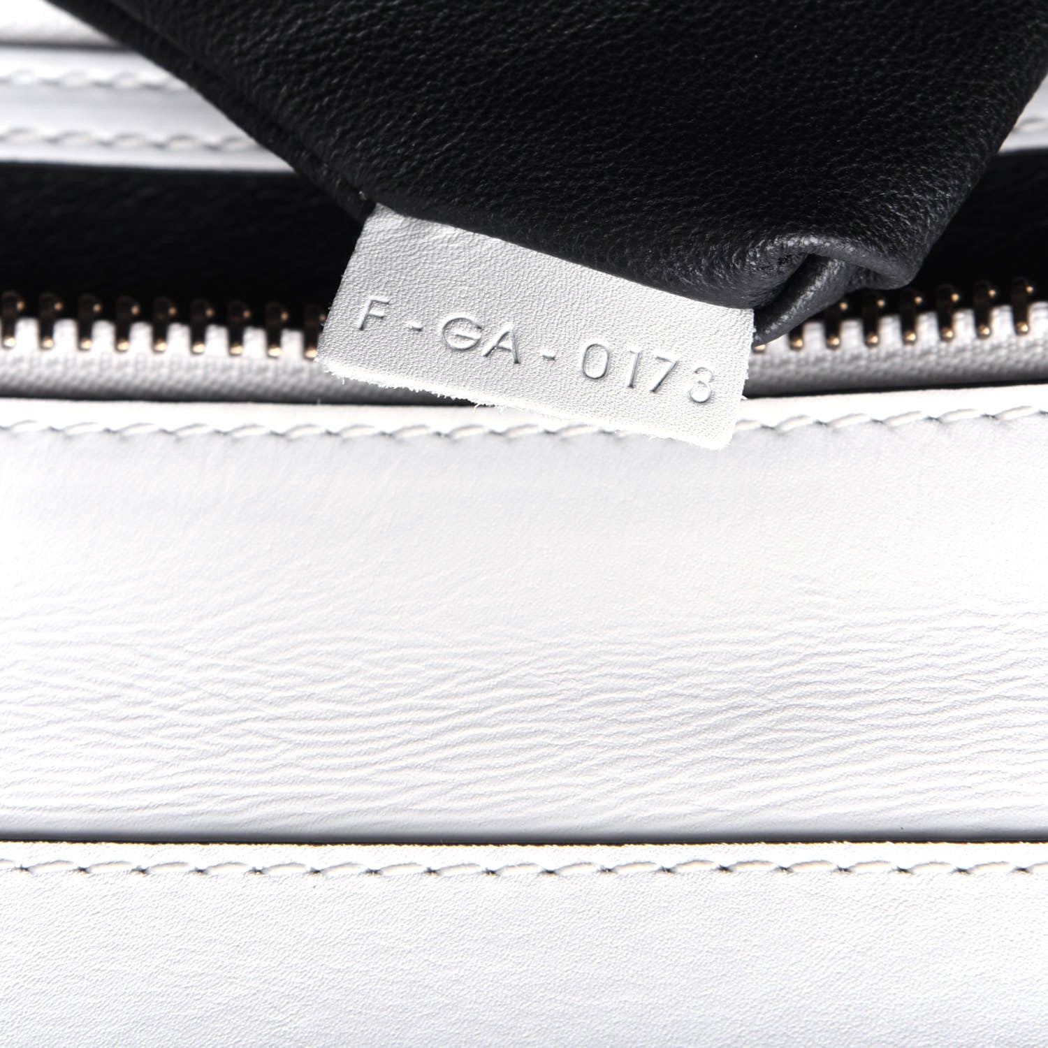 Celine Satin Calfskin Mini Bi-Color Luggage White Black 7 of 16