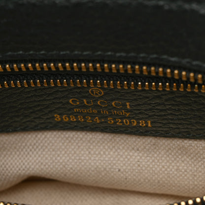 Gucci Dollar Calfskin Medium Swing Top Handle Bag Black 6 of 13