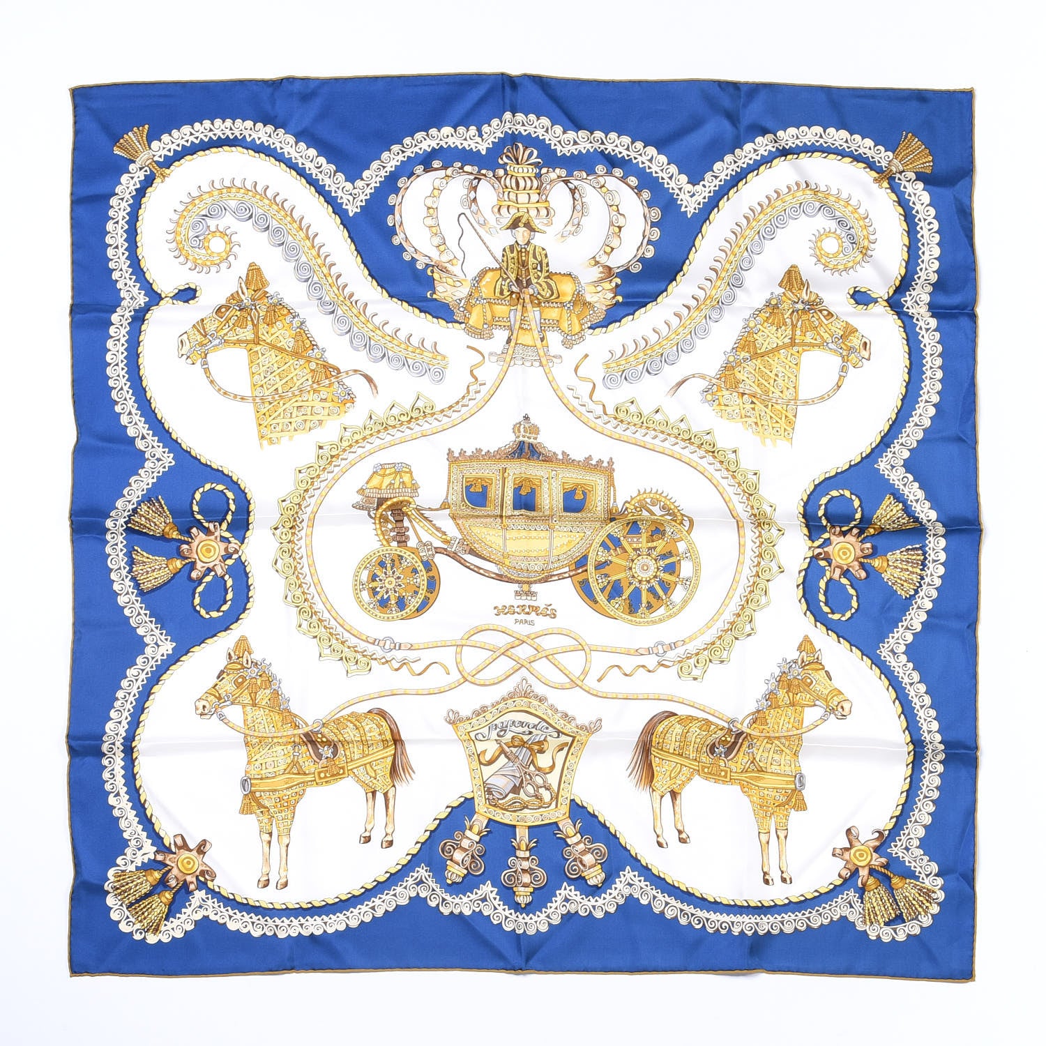 Hermes Silk Paperoles Scarf 90 1 of 4