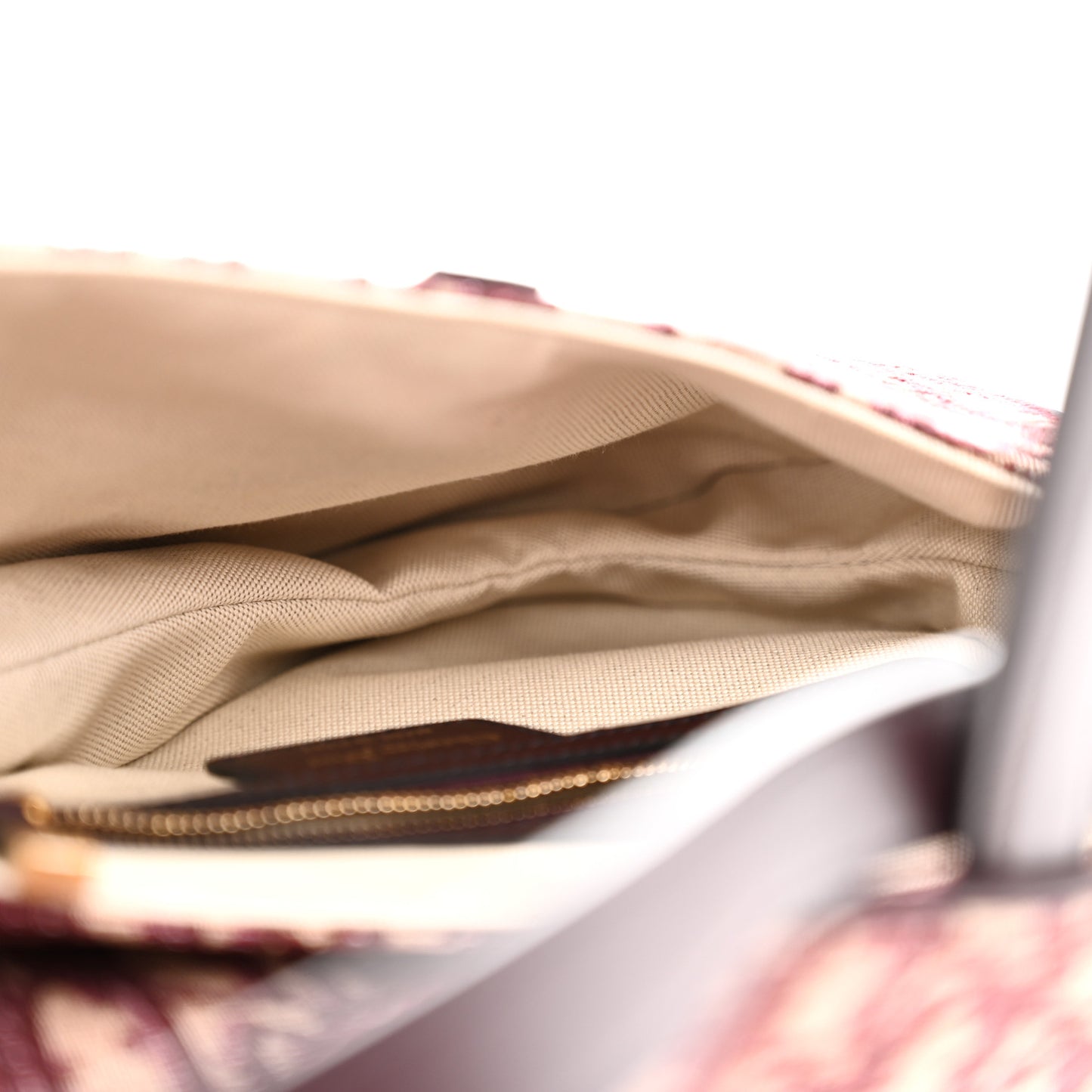 Oblique Saddle Bag Burgundy