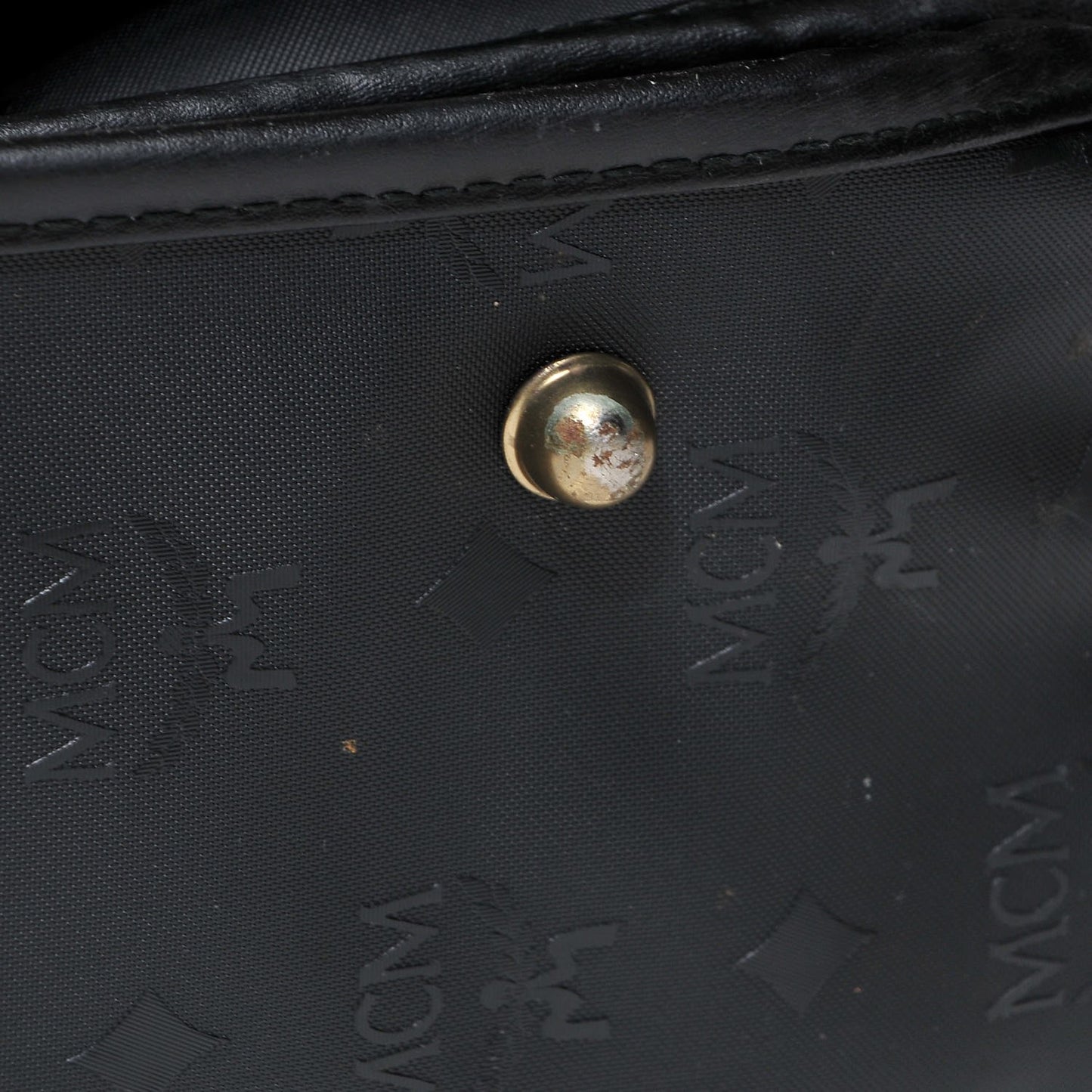 Monogram Coated Canvas Garment Bag Black