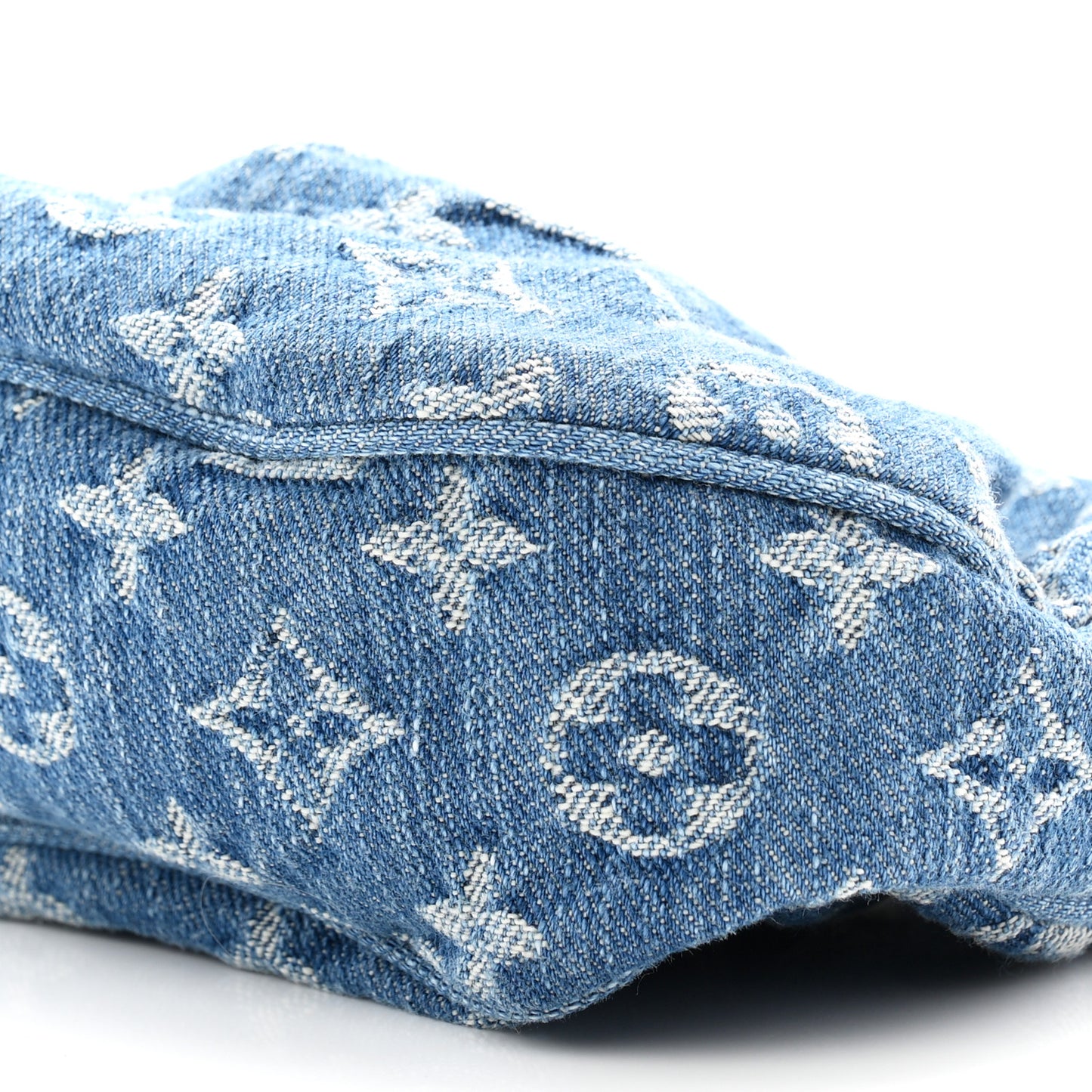Monogram Denim Pochette Valley Blue