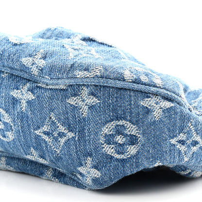 Louis Vuitton Monogram Denim Pochette Valley Blue 9 of 10
