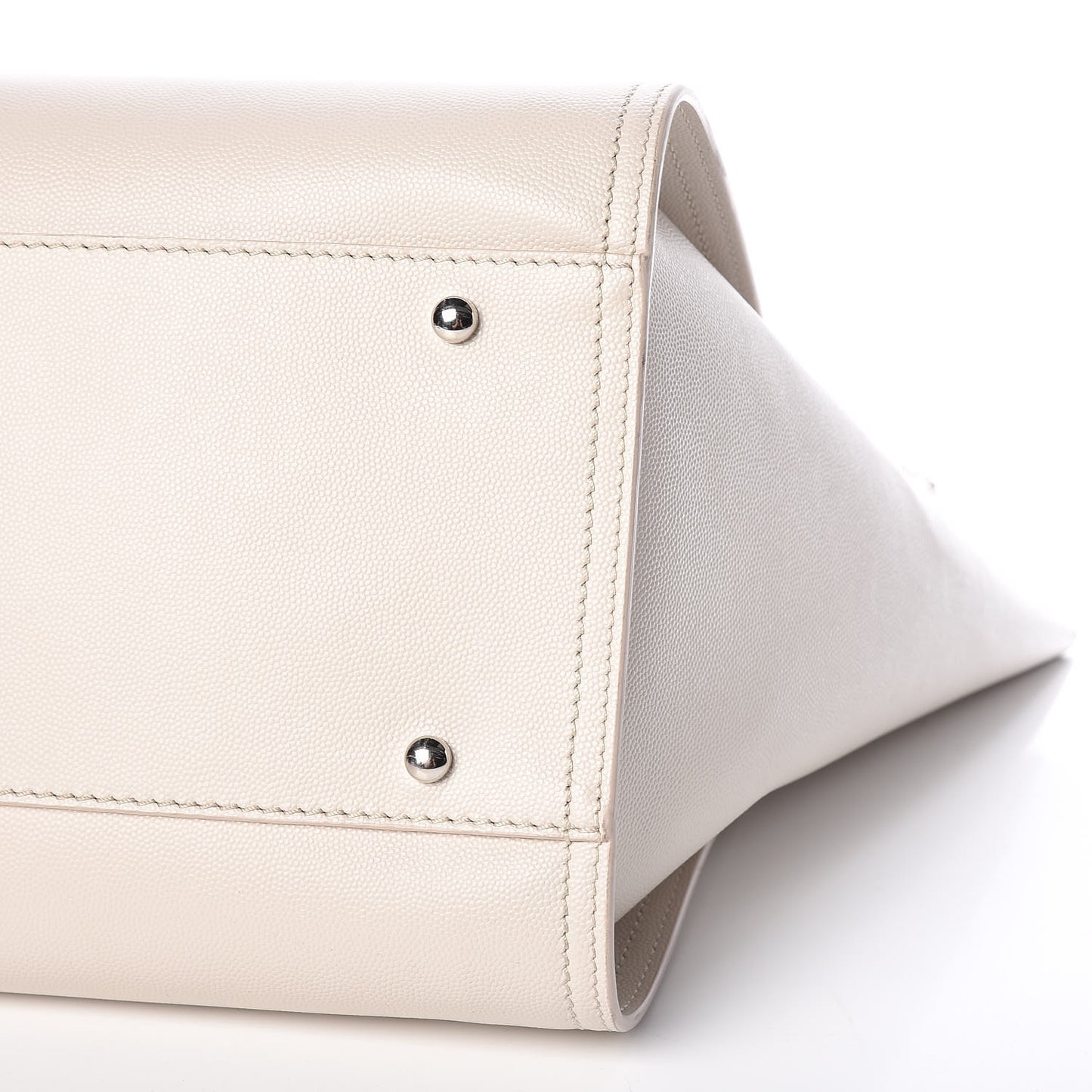 Caviar Medium Studded Deauville Tote Beige