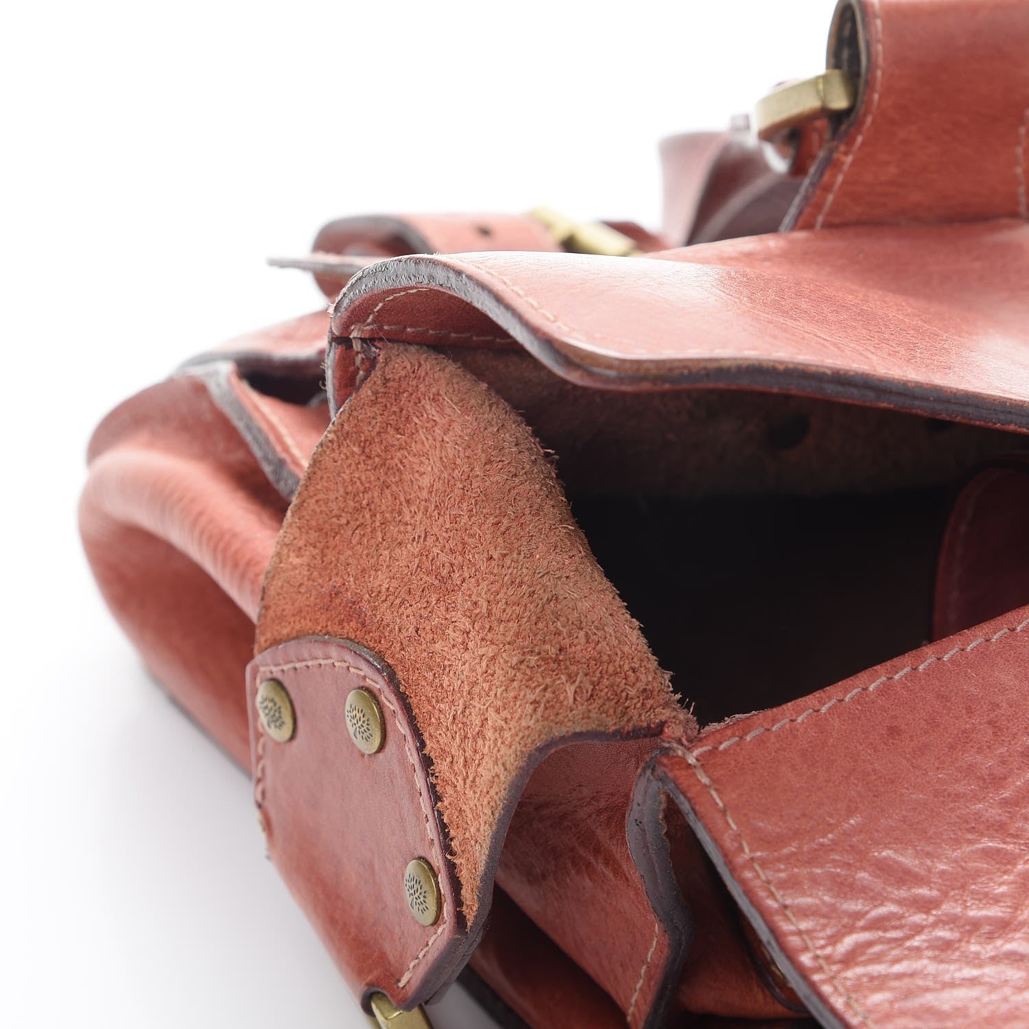 Mulberry Calfskin Roxanne Satchel Rust 18 of 40