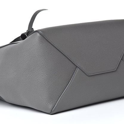 Celine Soft Grained Calfskin Small Belt Cabas Phantom Grey 8 of 10