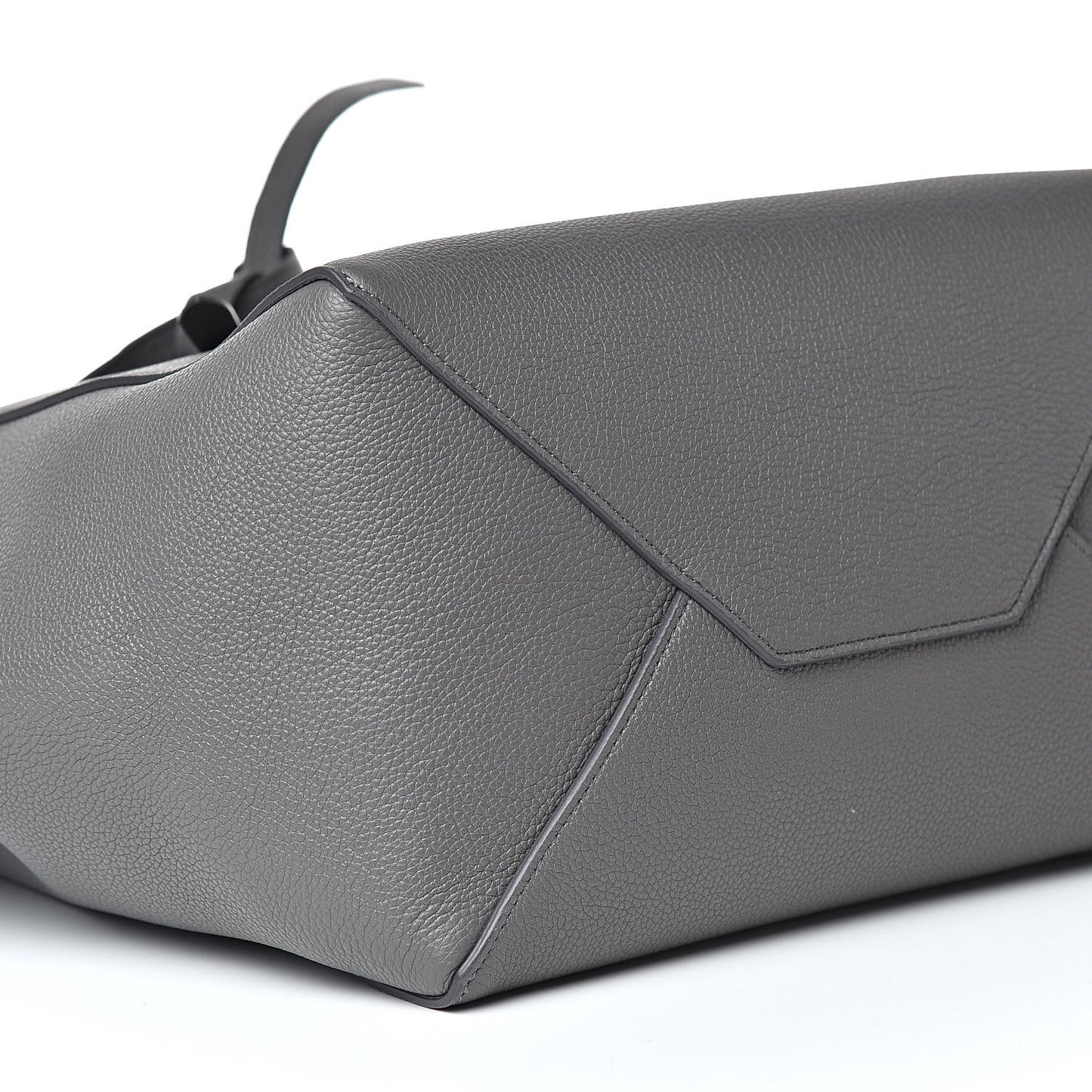 Soft Grained Calfskin Small Belt Cabas Phantom Grey
