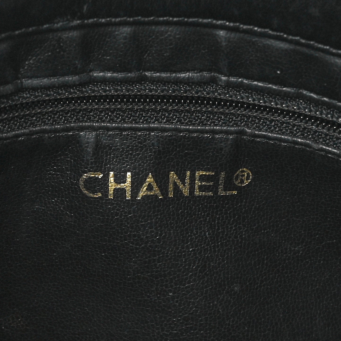 Lambskin Quilted Shoulder Bag Black