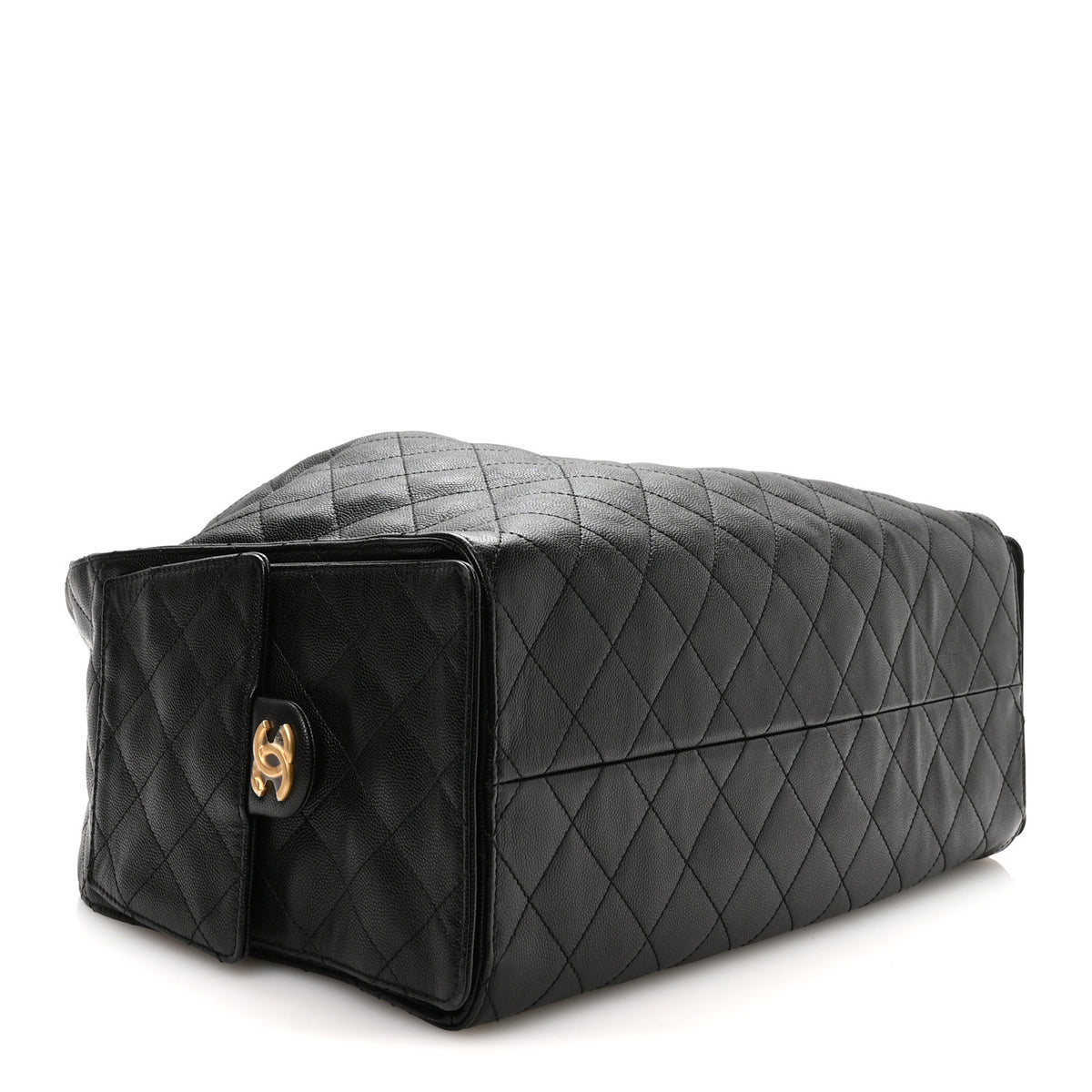 Chanel Caviar Quilted Large Chanel 25 Handbag Black 9 of 21