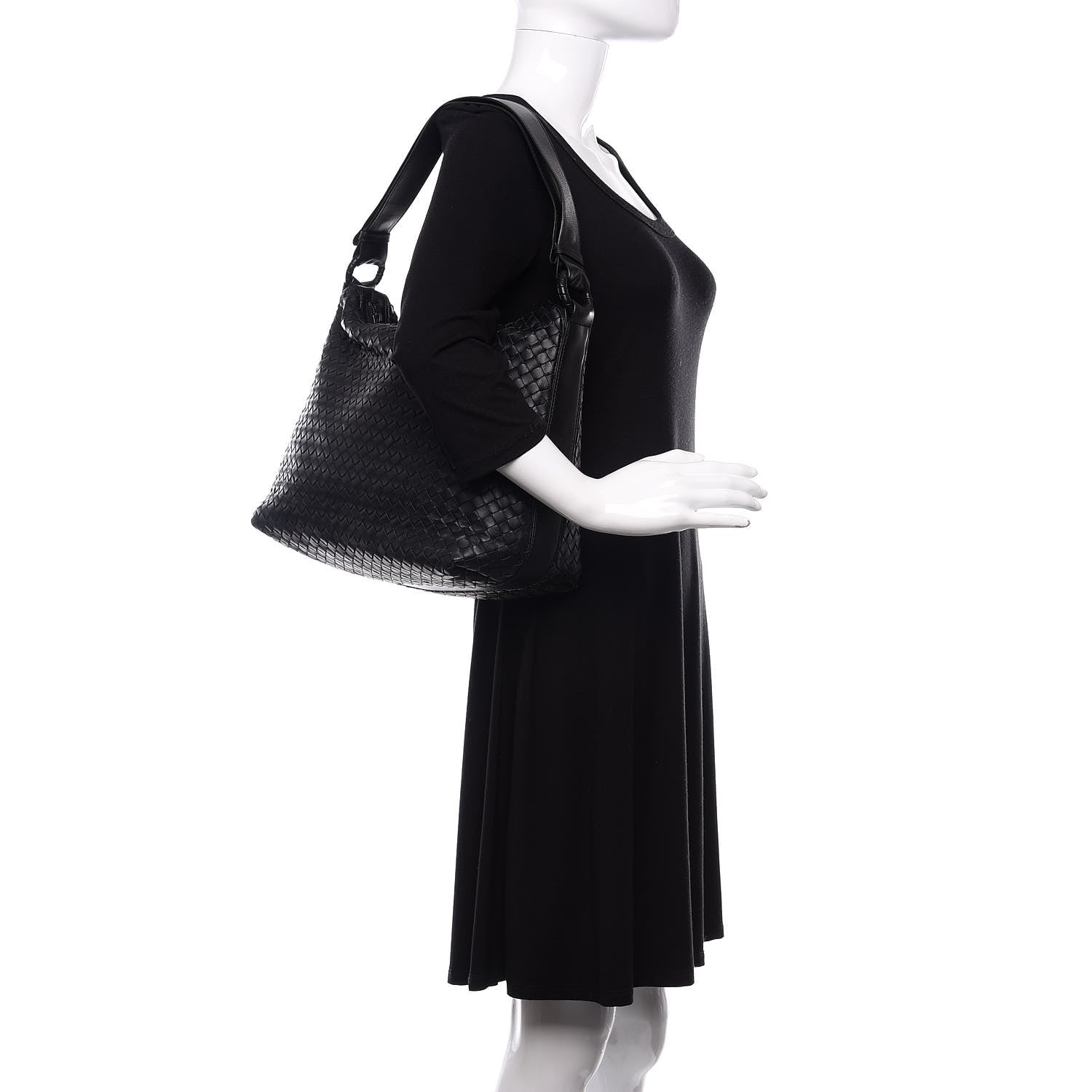 Bottega Veneta Nappa Intrecciato Hobo Black 2 of 9