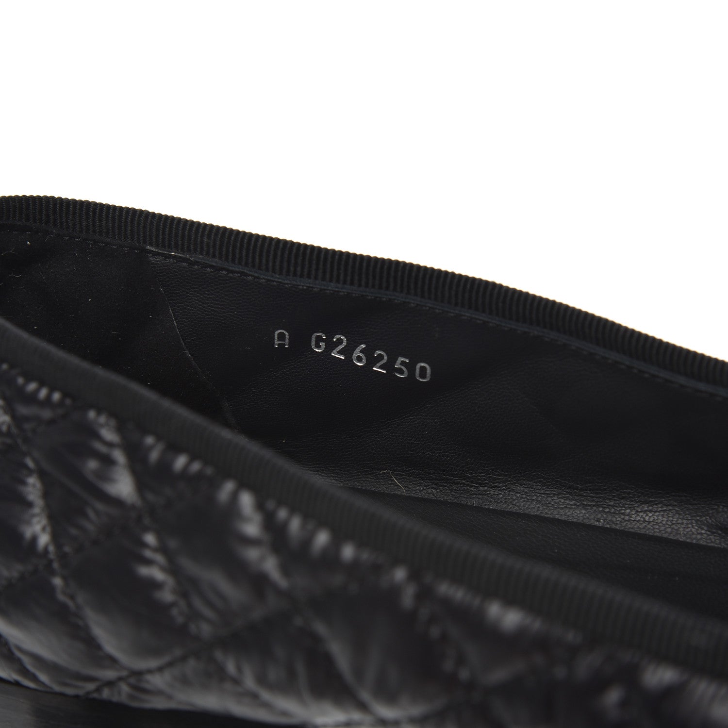 Chanel Nylon Quilted Cap Toe Ballerina Flats 41 Black 8 of 21