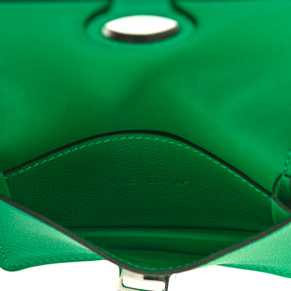 Hermes Togo Dogon Card Case Vert Vertigo 5 of 7