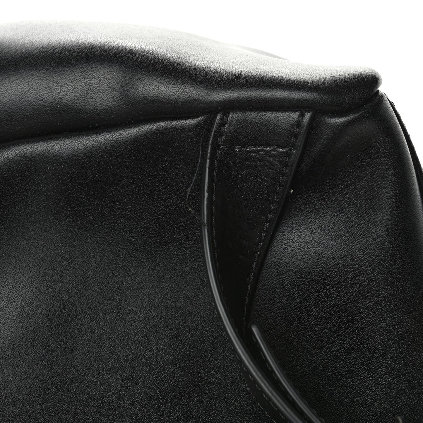 Calfskin Star Mini Backpack Black Red