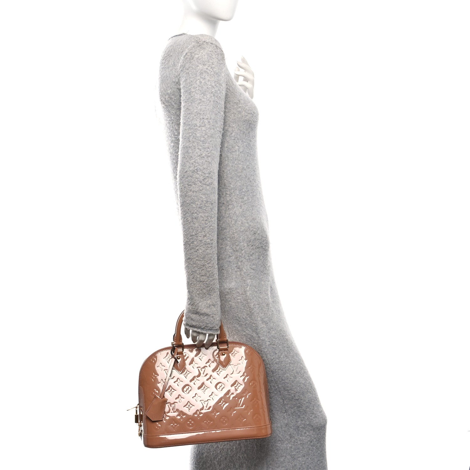 Louis Vuitton Vernis Alma PM Rose Velours 2 of 11