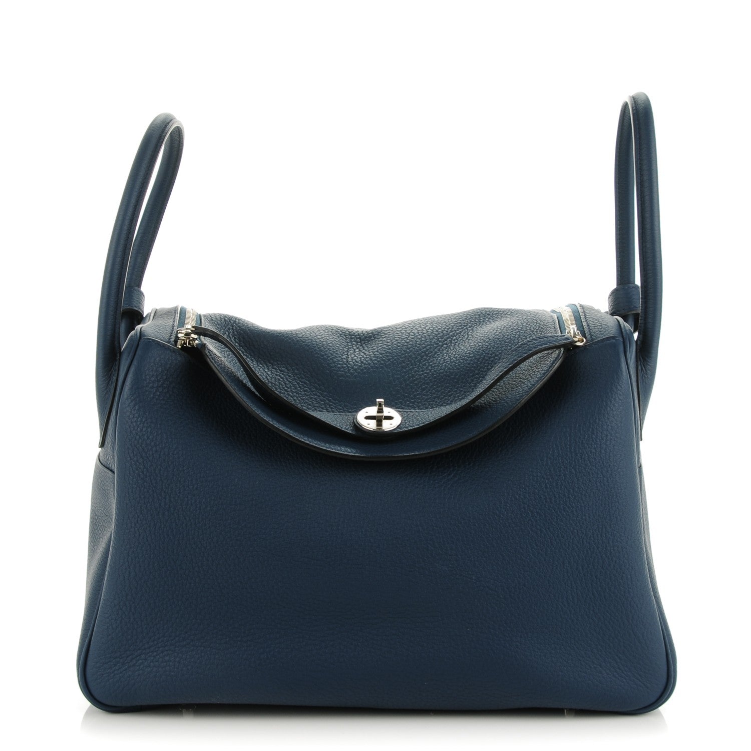 Hermes Taurillon Clemence Lindy 34 Bleu De Malte 1 of 7