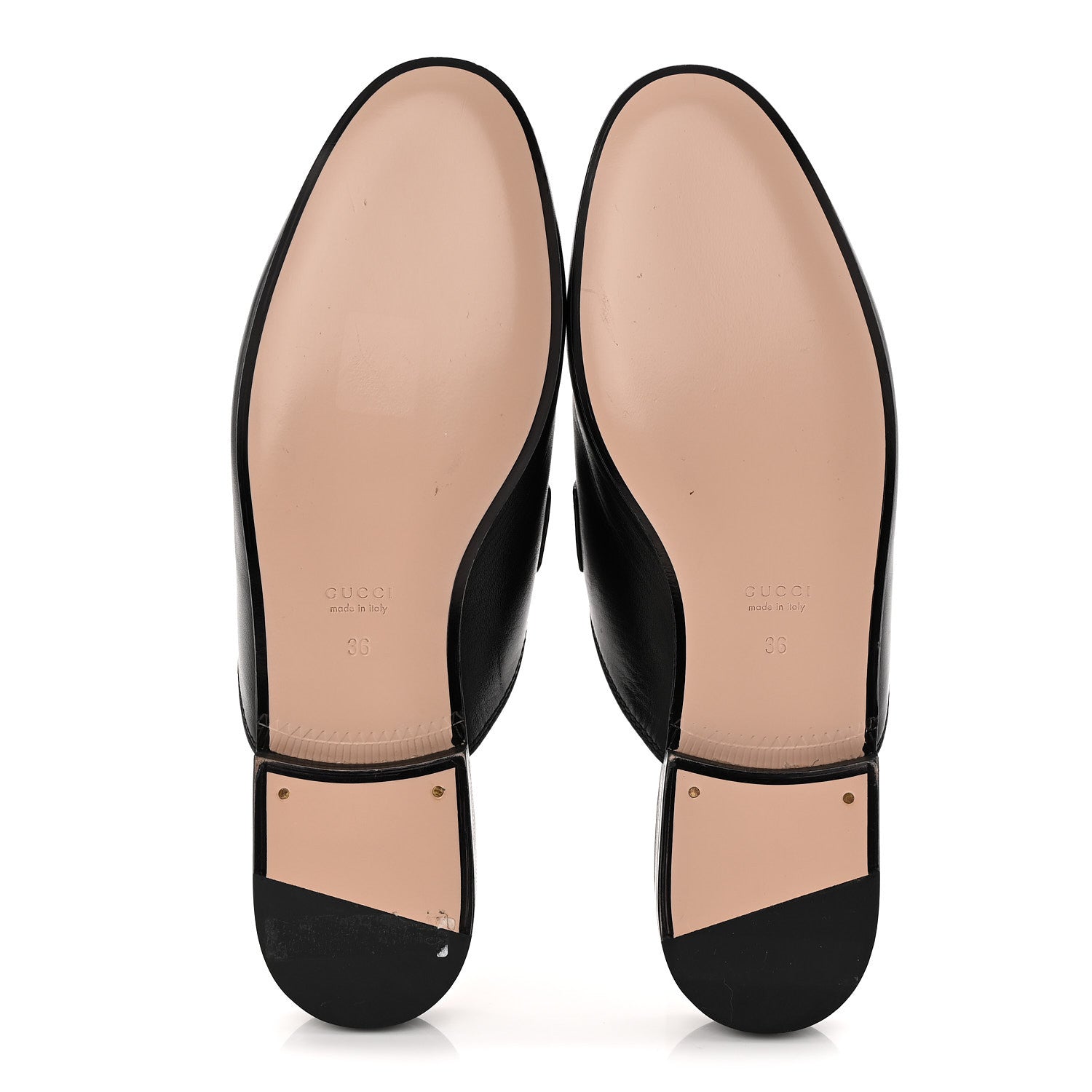 Gucci Malaga Kid Web Womens Princetown Slippers 36 Black 6 of 10