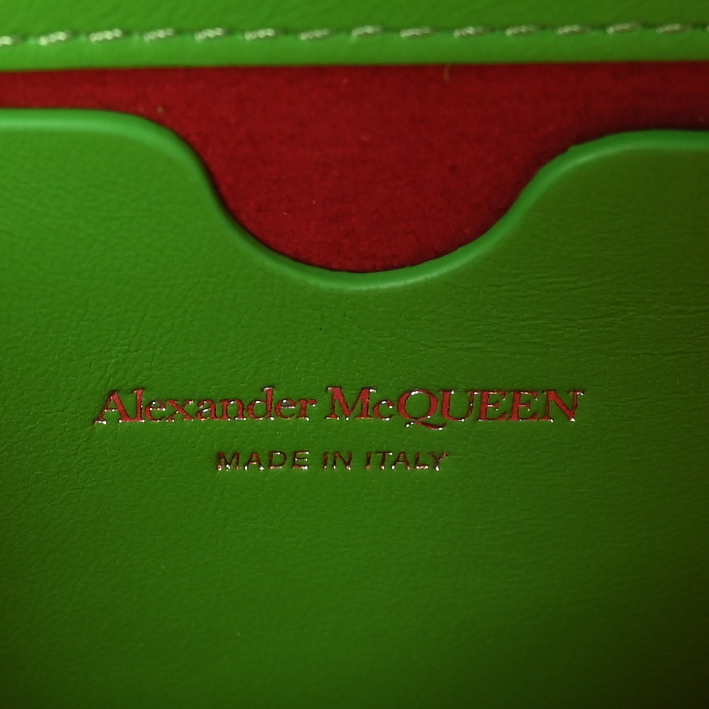 Lambskin Pleated Knuckle Shoulder Bag Green