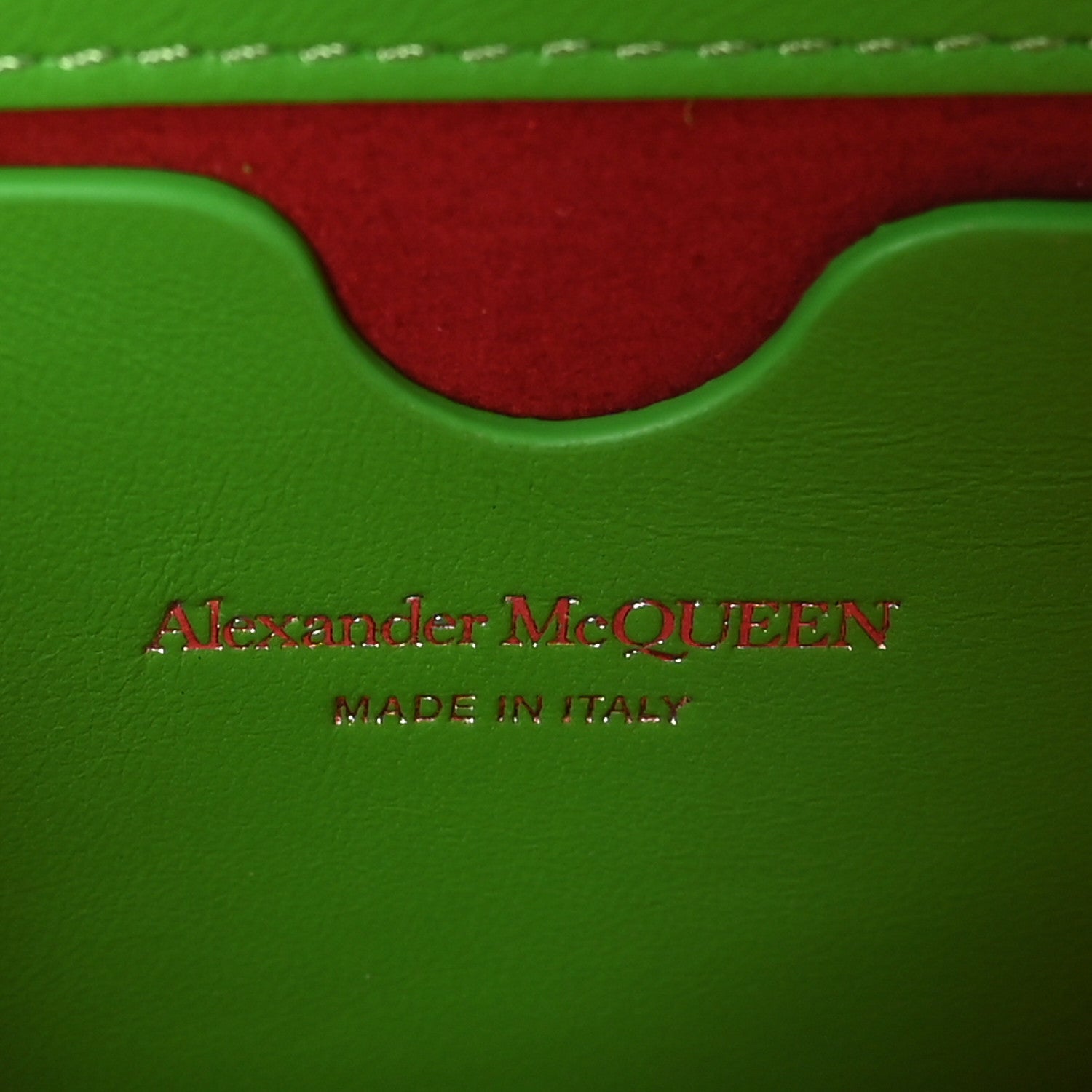 Alexander McQueen Lambskin Pleated Knuckle Shoulder Bag Green 6 of 11