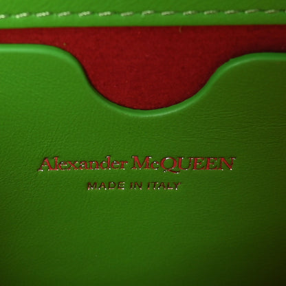 Alexander McQueen Lambskin Pleated Knuckle Shoulder Bag Green 6 of 11