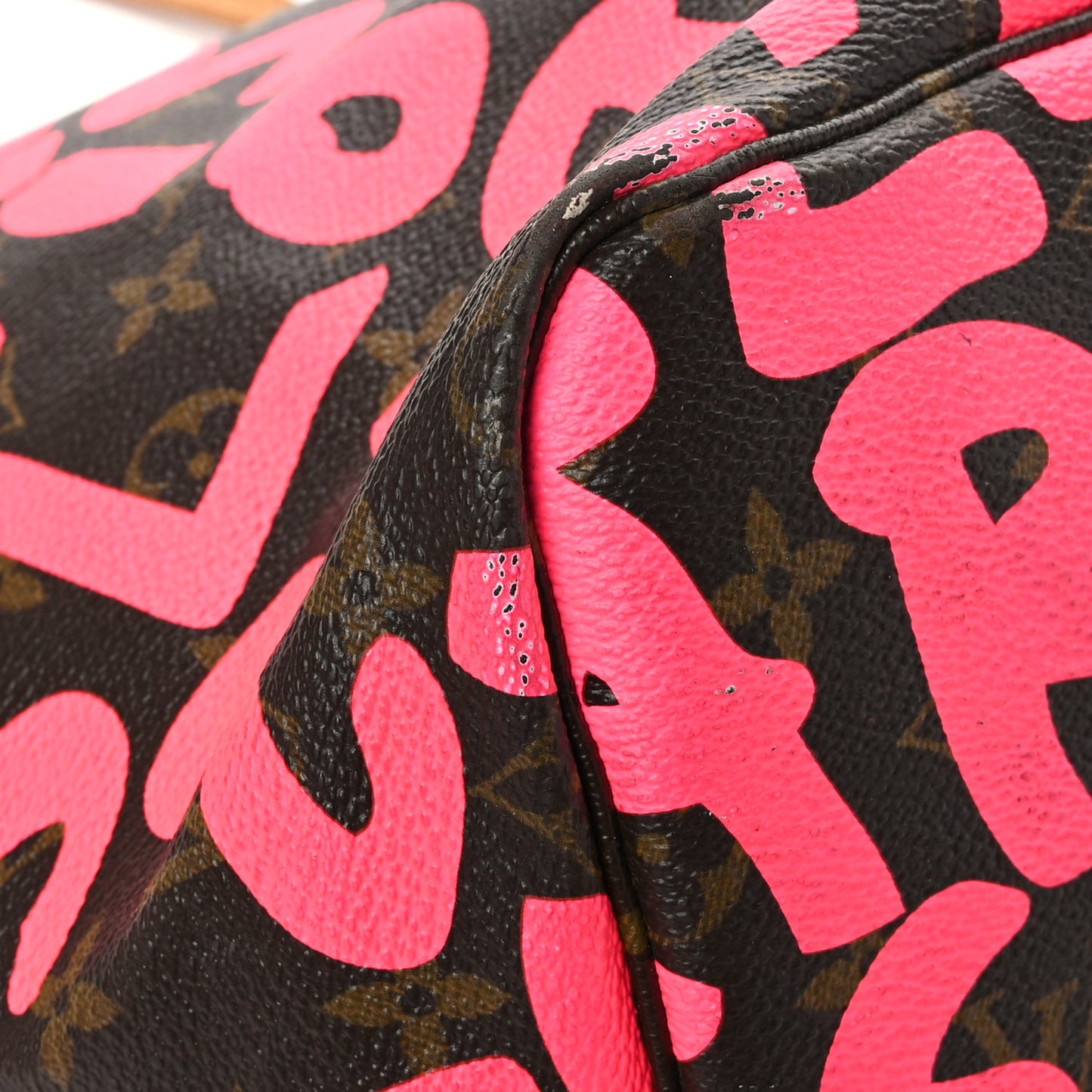Monogram Graffiti Neverfull GM Fuchsia
