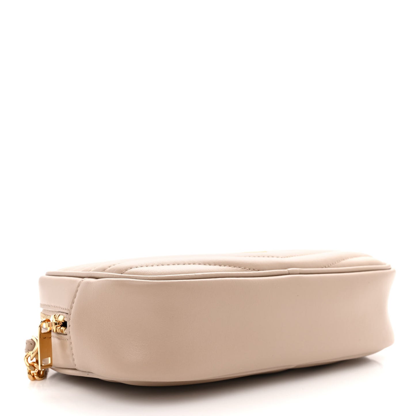 Calfskin Matelasse Monogram Mini Lou Camera Bag Dark Beige